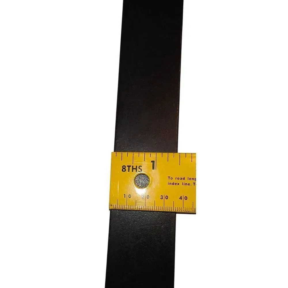 Levi's Black belt Oil harness leather USA #2255 Size 38 Casual gold tone hardwar